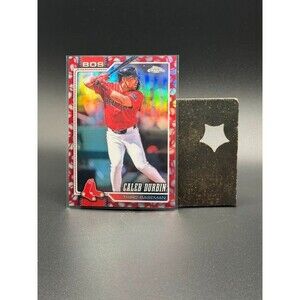 2026 Topps Chrome Caleb Durbin Red Baseball Border Parallel #209 Red Sox
